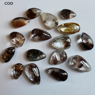 [COD] Natural Green Ghost Phantom Stone Crystal Quartz Gemstone Specimen Healing Stone HOT (1)