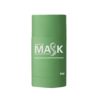 [listo stock] máscara de purificación de té verde control de aceite y berenjenas antiacné sólido fino