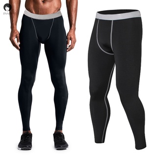Zaazbx pantalón elástico respirable De secado rápido Para hombre deportes Fitness