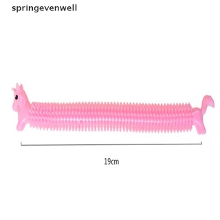 [springevenwell] 3pcs gusano fideos estiramiento cuerda tpr cuerda anti estrés juguetes cadena autismo juguetes calientes (9)