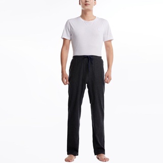 Khh-Hombres pijama pantalones, masculinos cuadros elásticos de cintura alta pantalones ropa de dormir para primavera otoño, M/L/XL/XXL (1)