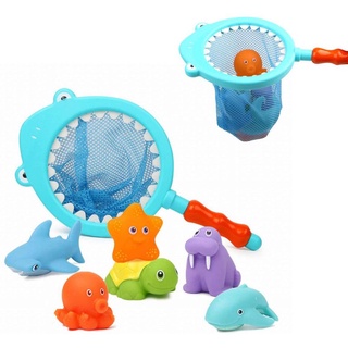 Hwd juguete de baño de pesca flotante animales chorros juguetes juegos de juego [Hugbaby]