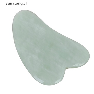 [yunatong] tabla de raspado natural jade jade tratamiento facial raspado spa herramienta de masaje [cl]