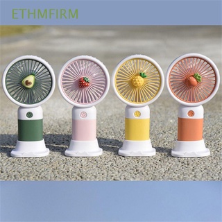 ETHMFIRM Gifts Portable Handheld Fan Cooling Equipments Pocket Fan Cute Mini Cartoon Fruit Office Supplies Air Cooler Hand-held Outdoor Slim And Light USB Rechargeable/Multicolor