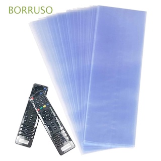 BORRUSO TV Accessories Remote Control Cover For Home Controller Bag Clear Shrink Film Remote Control Protective Waterproof TV Remote Transparent 8*25cm Anti-dust Bag Heat Shrink Film