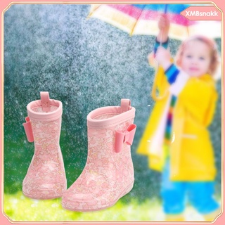 niños pequeños antideslizante botas de lluvia transpirable jardinería durable zapatos de jardín unisex (3)