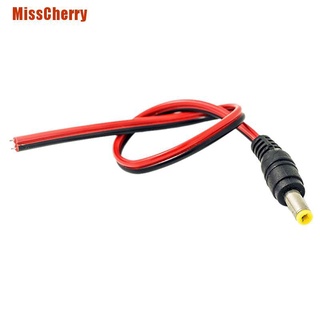 [misscherry] 10pcs 5.5x2.1mm macho + hembra dc enchufe conector cable cable 12v (5)