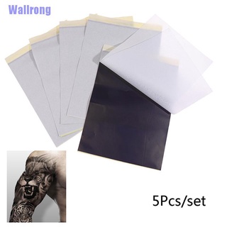 Wallrong> 5 unids/Set tatuaje transferencia de papel plantilla de carbono térmico copiadora de trazado hectógrafo