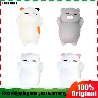 [En stock 15] Cute Cartoon Cat Squishy Toy Stress-Relief Soft Squeeze Toy Decompression Toy@coconut1