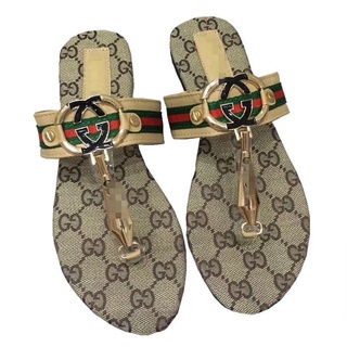 las mujeres de la moda flip-flops diseñador mujer sandalias clip pie zapatillas verano casual zapatilla de tacón plano suela suave zapatos en stock