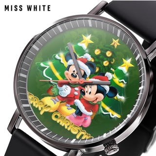 【Relojes y complementosReloj de Mickey, reloj de cuarzo de moda simple y moderno para estudiantes, niños y niñas, regalos de Navidad de Disney