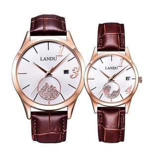 Nuevo reloj de pareja de un par de votos Randall hombres y mujeres reloj de estilo Simple 1314 estilo coreano temperamento de la marca (9)