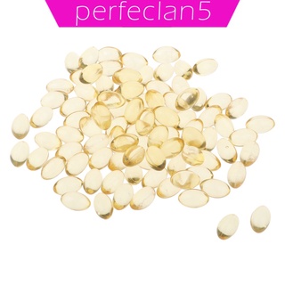[perfeclan5] 100 piezas de vitamina E cápsulas Softgels para lápiz labial DIY piel cabello/cara/labios cuidado (5)