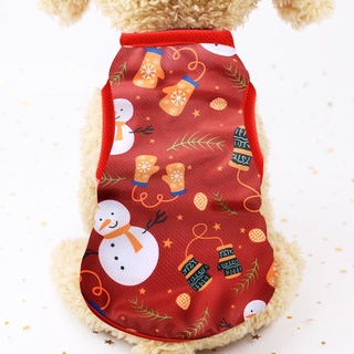Ropa De Navidad De Algodón Para Perros Pequeños Chaleco Mediano Camisa De Año Nuevo Cachorro Perro (6)