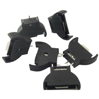 EARNESTINE - carcasa media redonda, color negro, soporte para celular, 5 unidades, CR2032, batería, 3 pines, botón, Multicolor (7)
