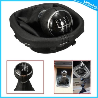 6 Speed Gear Shift Knob With Leather Boot Gaiter For VW TOURAN 03-11 (6)