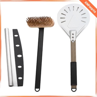 Professional Pizza Peel Pizza Cutter Pizza and Pizza Oven Brush for 8" Pizza