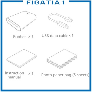 Figatia1 2x3 pulgadas Papel Fotográfico Para impresora brillante Inkjet 50 hojas nuevas Para imprimir Mi aire (3)