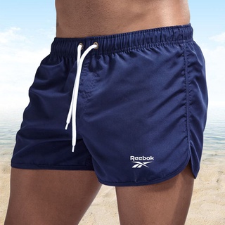 Reebok pantalones cortos de los hombres casuales pantalones cortos [Pendek] pantalones cortos de playa de talla grande