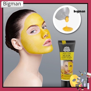 big-gold colágeno peel off máscara facial anti envejecimiento arrugas puntos negros eliminar cuidado de la piel
