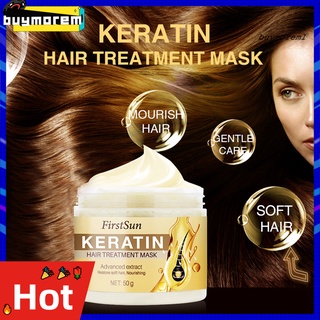 BUYME 50ml dañado tratamiento de raíz del cabello suavizante nutritivo cuero cabelludo reparación esencia crema (1)