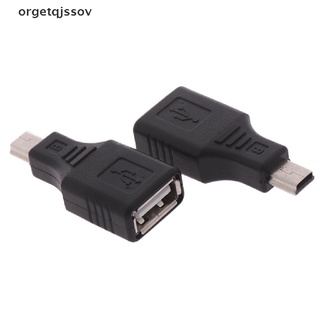 orget USB 2.0 female to mini usb male plug otg host adapter converter connector CL