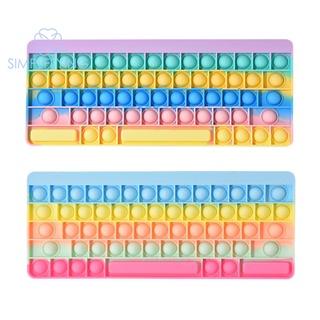simplflying cod√ silicona de gran tamaño teclado empuje burbuja autismo relax juguete sensory squeeze