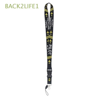 BACK2LIFE1 Special Fly Safe Lanyard Phone Accessories Badge Holder Pilot Lanyards Key Ring Holder Badge Strap Keys Keychain Mobile Phone Strap Name Tag Holder ID Card Pass Hang Rope I Need You Here