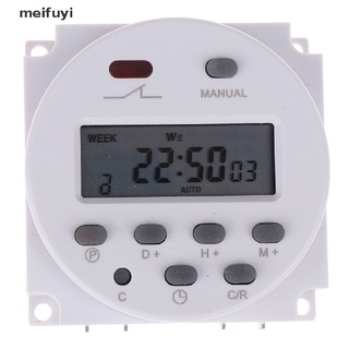 [Meifuyi] Temporizador Digital DC/AC 12V 16A Pantalla LCD Programable OVP Interruptor 439CL