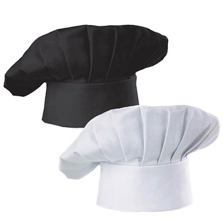 Delantal de nogal Chef sombrero conjunto, babero ajustable delantal de cocina delantal de agua resistente a la caída elástica panadero cocina cocina Chef gorra mujeres hombres (6)