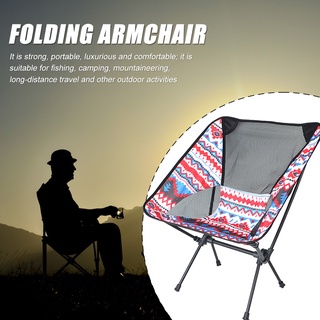hermosa silla de camping plegable asiento al aire libre portátil étnico playa sillas ligeras