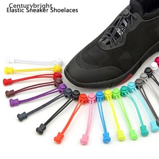 [CenturybrighTt5] 1 par de cordones elásticos para zapatos, cordones, sin corbata, triatlón, jogging, encaje elástico YDSG