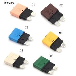 Ifoyoy New Circuit Breaker Blade Fuse 12V 24V Resettable 5-30A Marine Rally Automotive CL