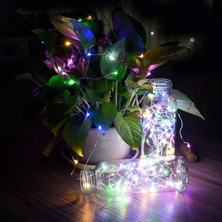 Luces Led solares/botella De vino/luces Led/corcho/alambre De Cobre/alambre De hadas/fiesta De navidad/decoración De boda (5)