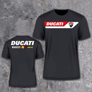 Camiseta Ducati Corse Panigale Aruba Sbk Chaz Davies Davide Giugliano hombre moda s algodón Tops ropa negro