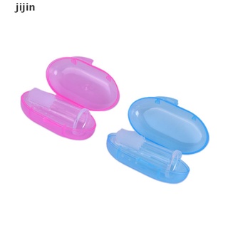 jijin Soft Silicone Finger Toothbrush Teeth Pet Dog Cat Cleaning Toothbrush with Box .