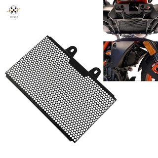 Motorcycle Radiator Protector Grill Guard Protective Cover for KTM 390 Duke 2017-2018 Water Cooler Protection Black (1)