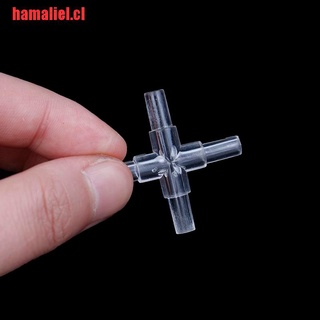 [hamaliel]10 piezas de plástico transparante para tubos de aire, tubo de codo transparente (5)