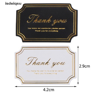 isdeiqsu 40Pcs/lot "Thank You" Seal Sticker Packaging Sticker Label Baking Gift Sticker CL