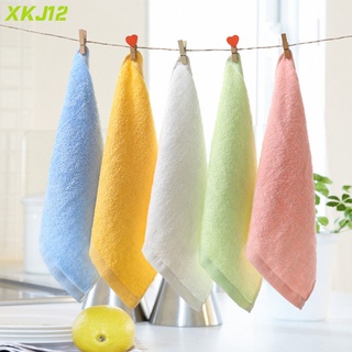 Xk toalla cuadrada de algodón de fibra de bambú para niños toalla absorbente bebé Saliva toalla 25*25