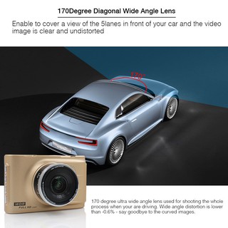 Internacional T612 coche Dvr Full HD 1080P 3.0 pulgadas grabadora Dashcam cámara