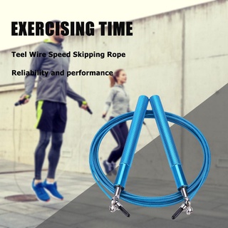 hermoso 3m/10ft cuerda de saltar ajustable de alambre de acero fitness ejercicio saltar cuerda