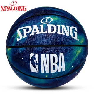 original spalding 76-609y cielo estrellado bola de baloncesto oficial tamaño 7 hombres bola de baloncesto interior/exterior cuero pu durable baloncesto (1)