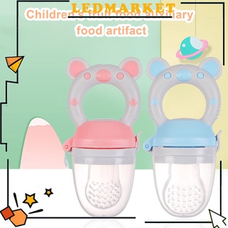 ledmarket.cl Baby Food Fruits Feeding Pacifier Feeder Soother Weaning Dummy Nipple Teether