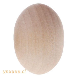 ynxxxx Natural Wood Simulation Eggs Manual Graffiti Painted Exercise DIY Creative Easter Egg Children Early Educational Toy