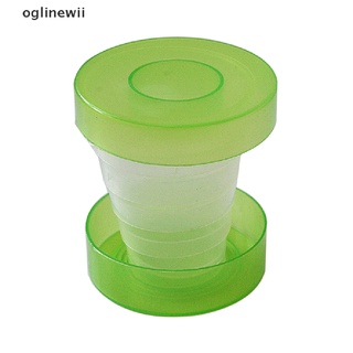 Oglinewii Plastic Folding Cup Telescopic Collapsible Outdoor Travel Camping CL