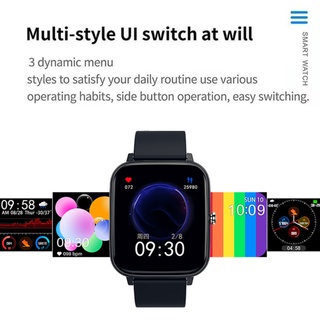 2021 Smart Watch Men Women Full Touch Blood Pressure Monitor Fitness Tracker Sport Smartwatch Watch for Android IOS Smart Clock INDIFFERENT (9)