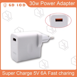 Realme Charger 30w Power Adapter Super Charge 5V 6A Fast charing For Realme 6 Pro X50 Pro