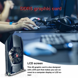 [MC] Tarjeta de Video para computadora HD 7670 4G tarjeta gráfica DDR5 128bit HD computadora de escritorio GPU con ventilador de refrigeración