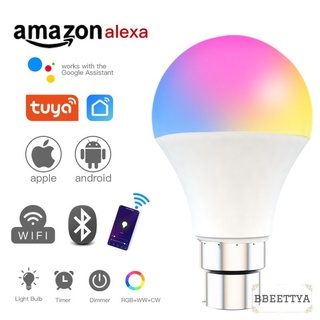 【COD】 Smart Wifi Bulb Dimming Light Bulb 9W RGBCW Smart Light Bulb Voice Control Work With Alexa Google Home
